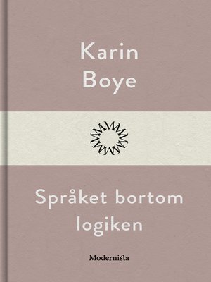 cover image of Språket bortom logiken